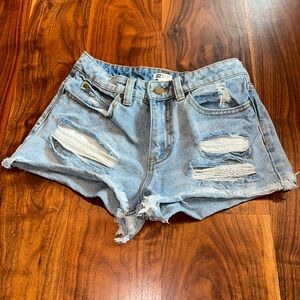 Billabong x The Salty Blonde denim shorts